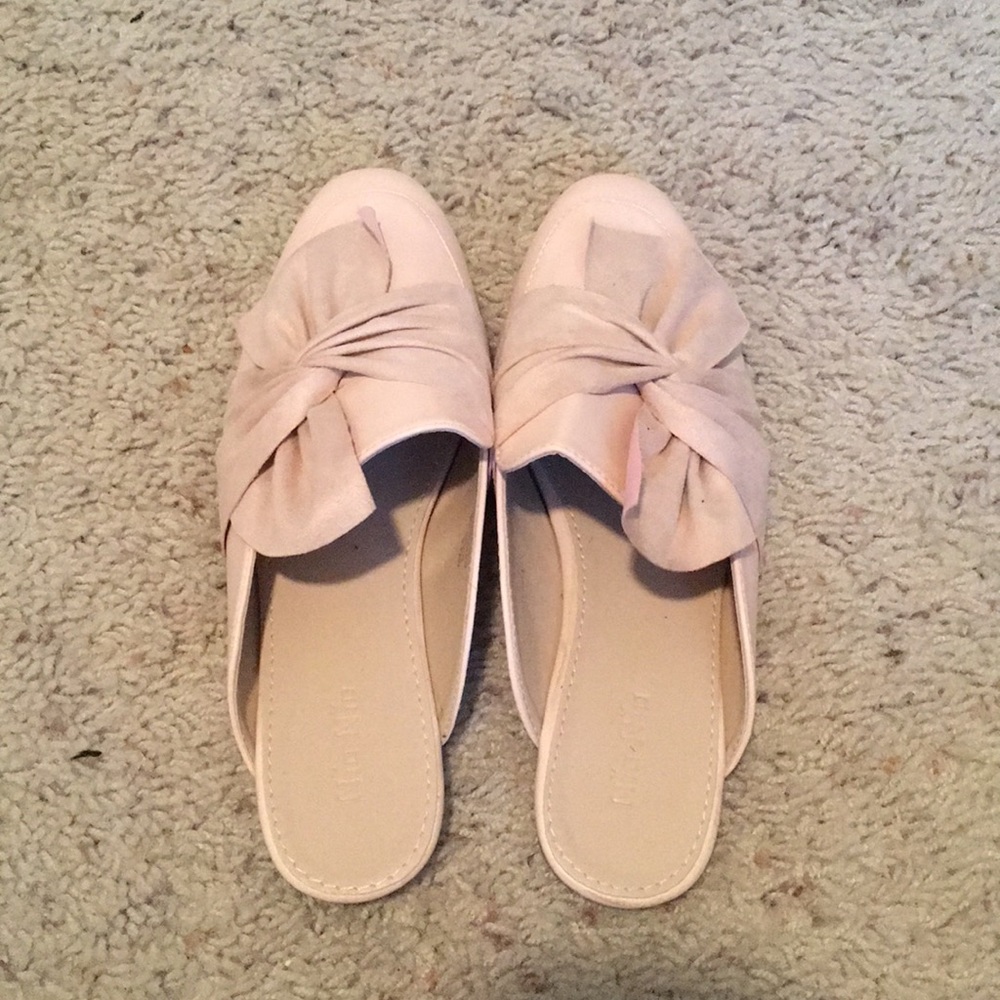 Wrap Front Mule Loafers
